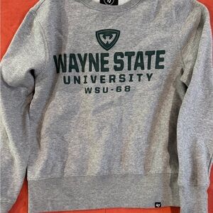 47 Brand Gray Wayne State University Sweatshirt